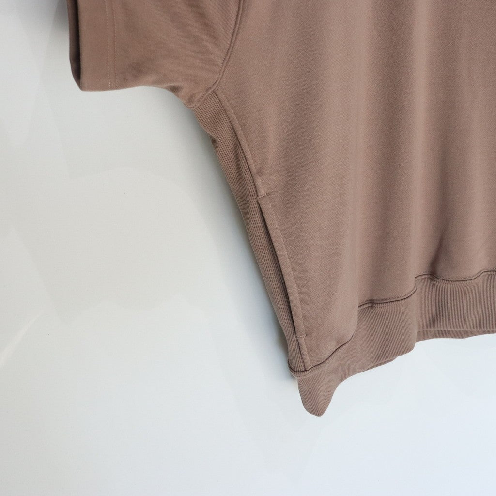 TECH SWEAT CREW S/S #BEIGE [BE-51025]