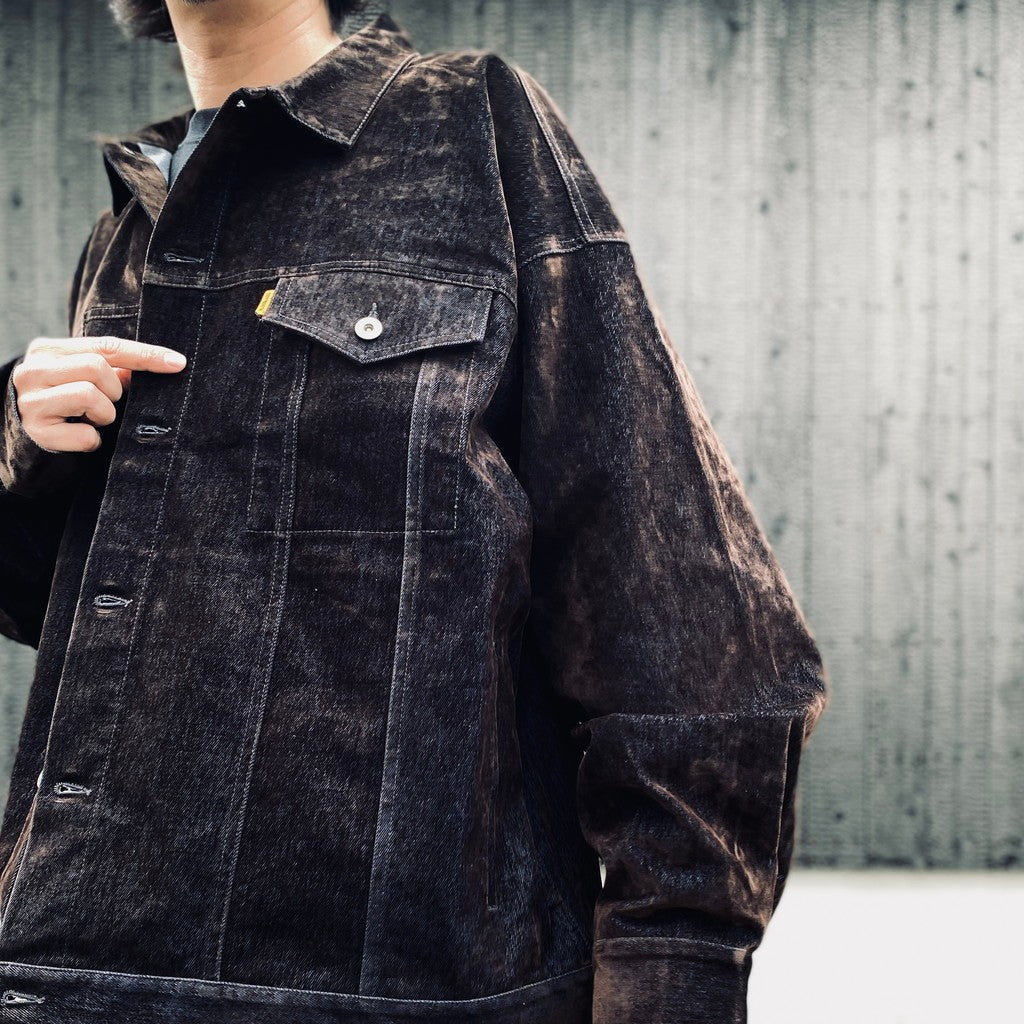 FLOCKY DENIM JAKCET #Navy [FW26-JK11]