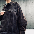 FLOCKY DENIM JAKCET #Navy [FW26-JK11]