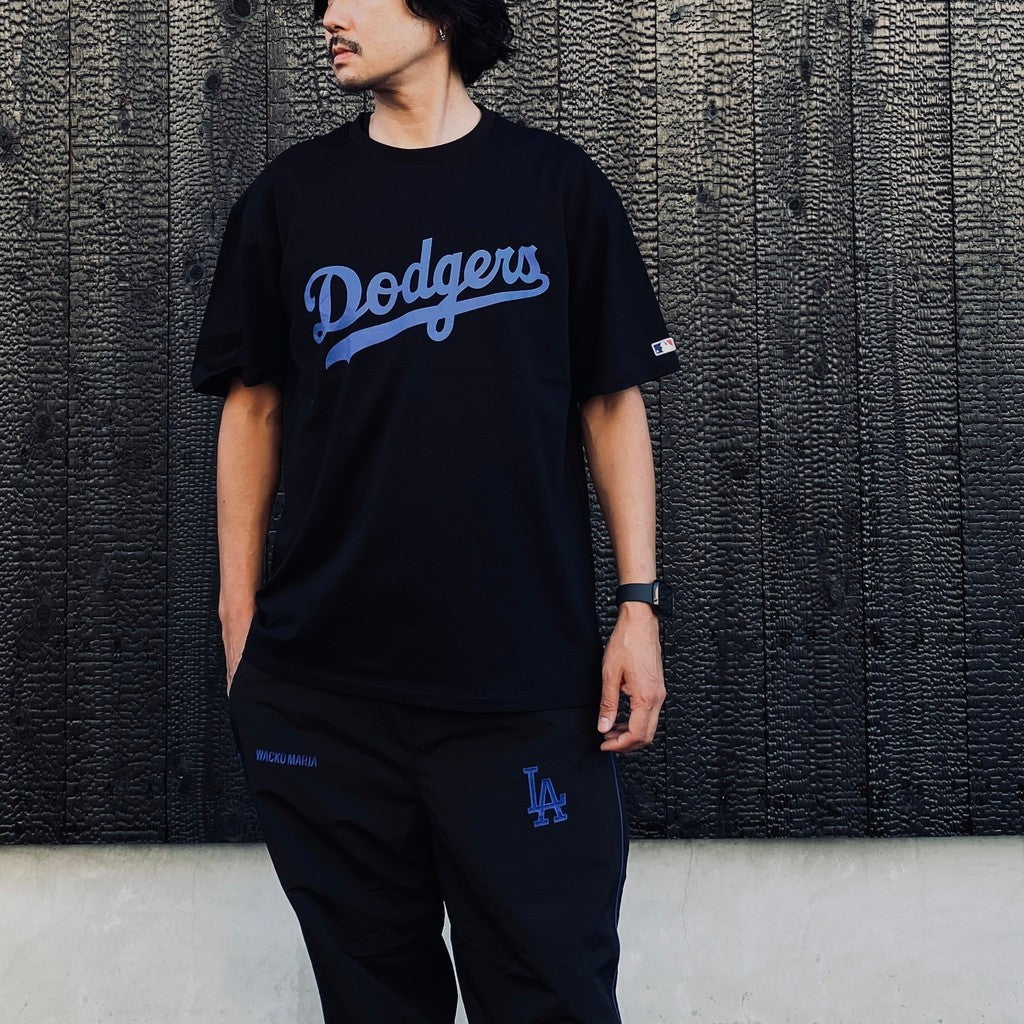 MLB | LA | CREW NECK T-SHIRT ( TYPE-2 ) #BLACK [MLB-WM-TEE02]