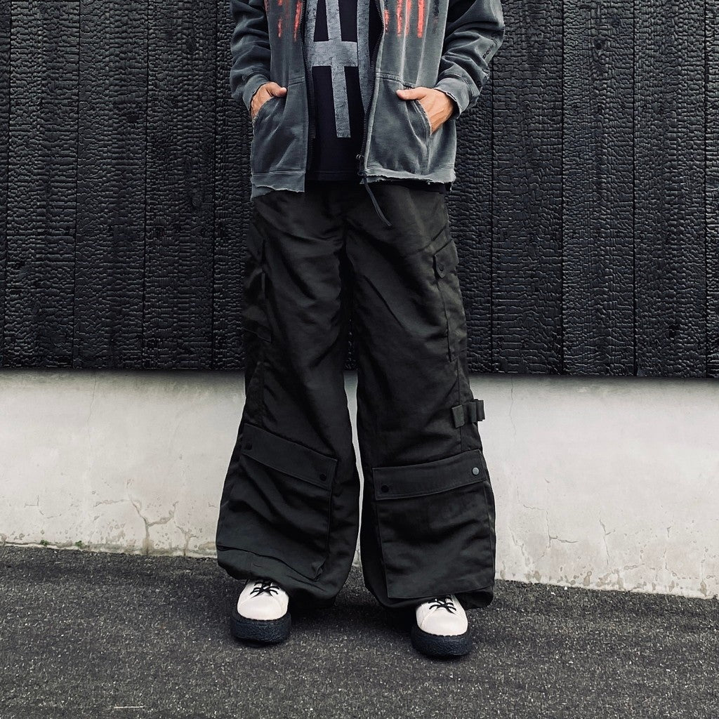 Twist Nylon Cargo Pants (HEAVY NYLON TWILL) #OLIVE [M-P4-PT10]