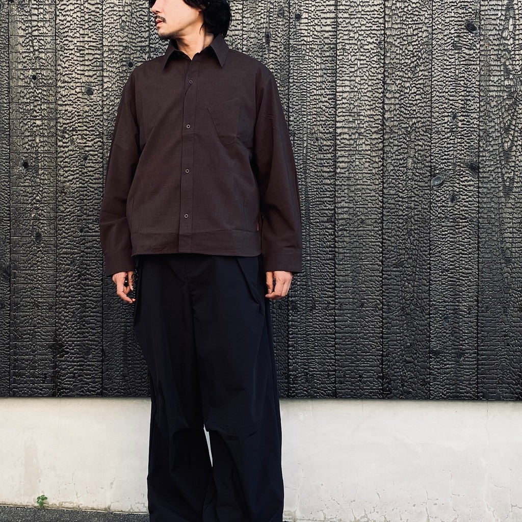 EVD Basic Pocket L/S Shirt #Brown [GOOPI-26AW-SEP-01]