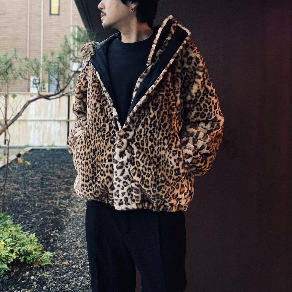 NANGA | LEOPARD FUR MOUNTAIN PARKA #BEIGE [26FW-WMO-NA09]