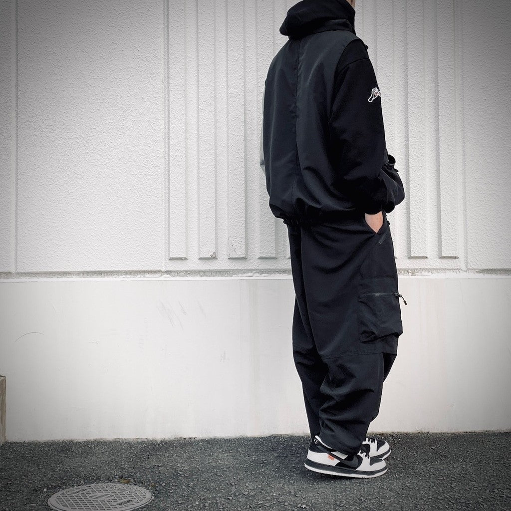 RIPSTOP CARGO BALLOON PANTS #Black [SS25-B01]