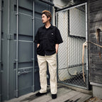 迪克斯 | 褶襉長褲 #米白色 [25SS-WMP-DC01]