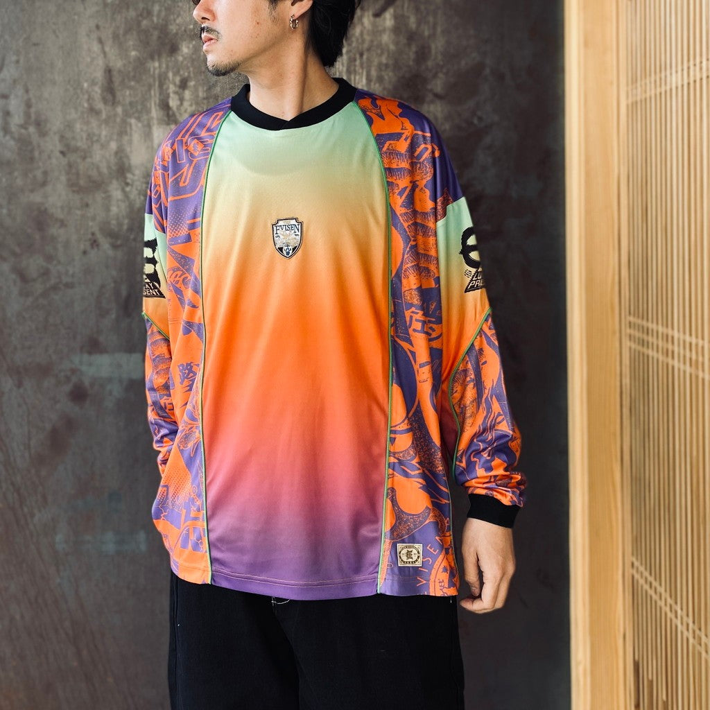 PHEASANT MOTO JERSEY #Orange/Purple [26SS-SW07] - cocorozashi 三重