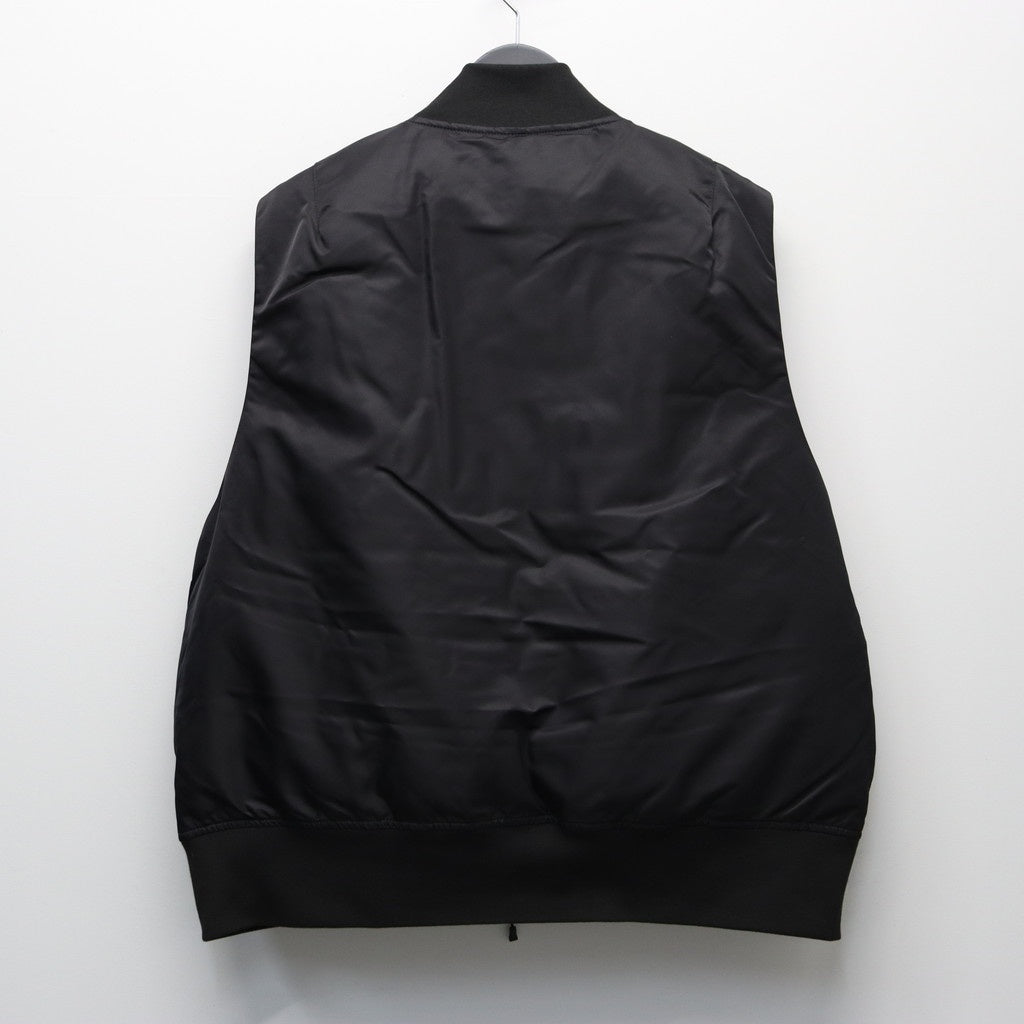 TECH 2WAY MA-1 DOWN JACKET #BLACK [BW-40025W]