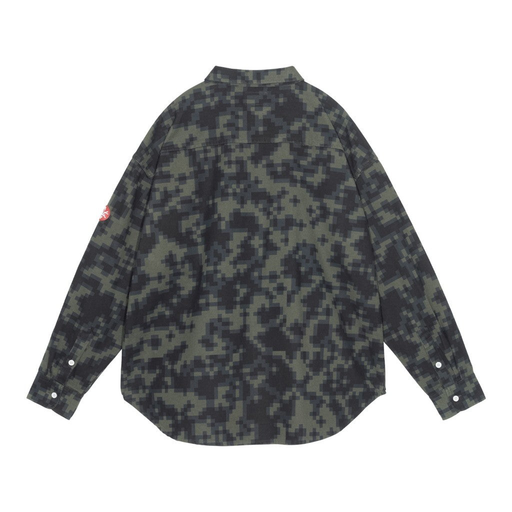 DIGI8 FLANNEL BIG SHIRT #GREEN [CES30SH05]