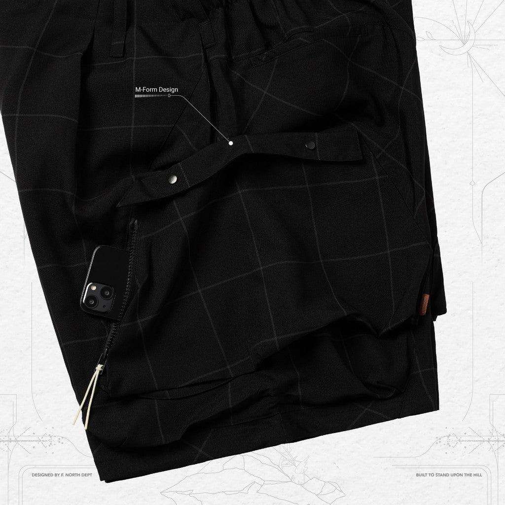 "MZ-O1" M 型實用短褲 #SHADOW [GOOPI-24SS-JUN-02]