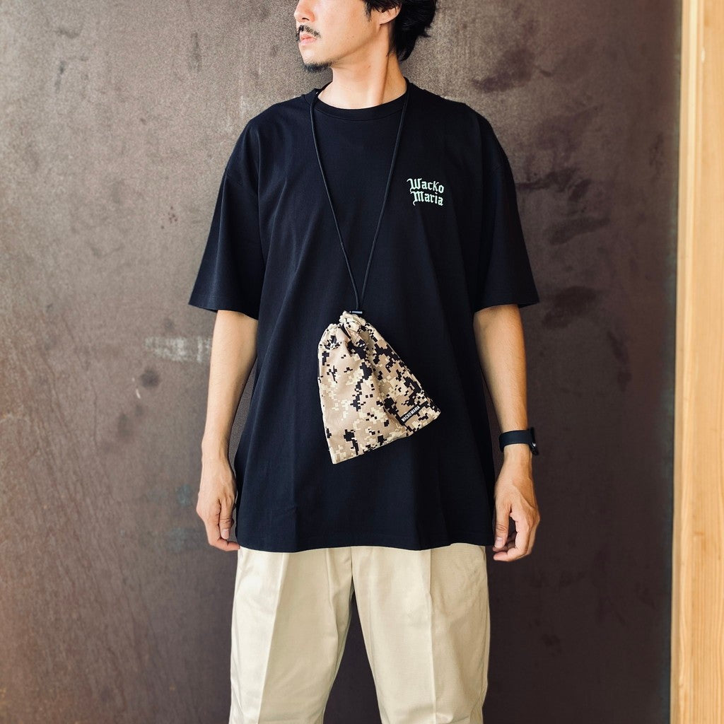 DIGITALCAMO SHOULDER POUCH #BEIGE [26FWE-WMA-BG03]