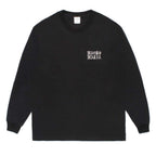 WASHED HEAVY WEIGHT CREW NECK LONG SLEEVE T-SHIRT ( TYPE-2 ) #BLACK [26FW-WMT-LT02]