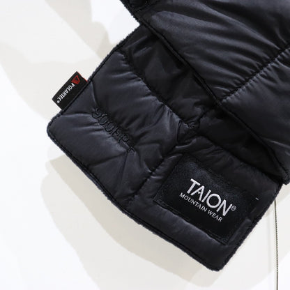 MOUTAIN R/S LIGHT DOWN×POLARTEC SCARF (900FP) #BLACK [TAION-R201XMT-900SP]