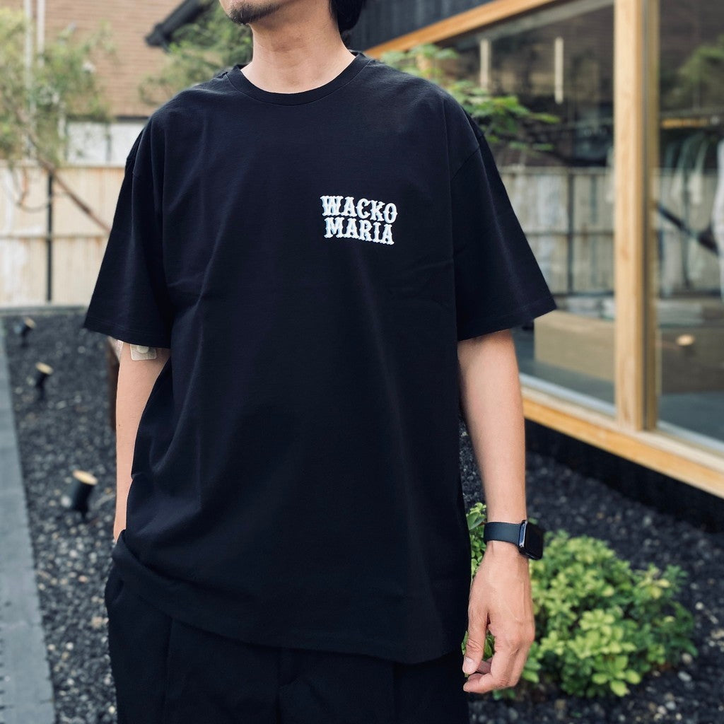 WASHED HEAVY WEIGHT CREW NECK T-SHIRT ( TYPE-7 ) #BLACK [26SS-WMT