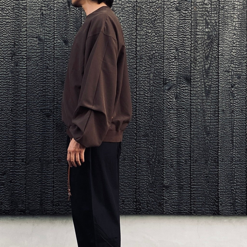 EVD3 Oversized Crewneck #Brown [GOOPI-26AW-SEP-03]