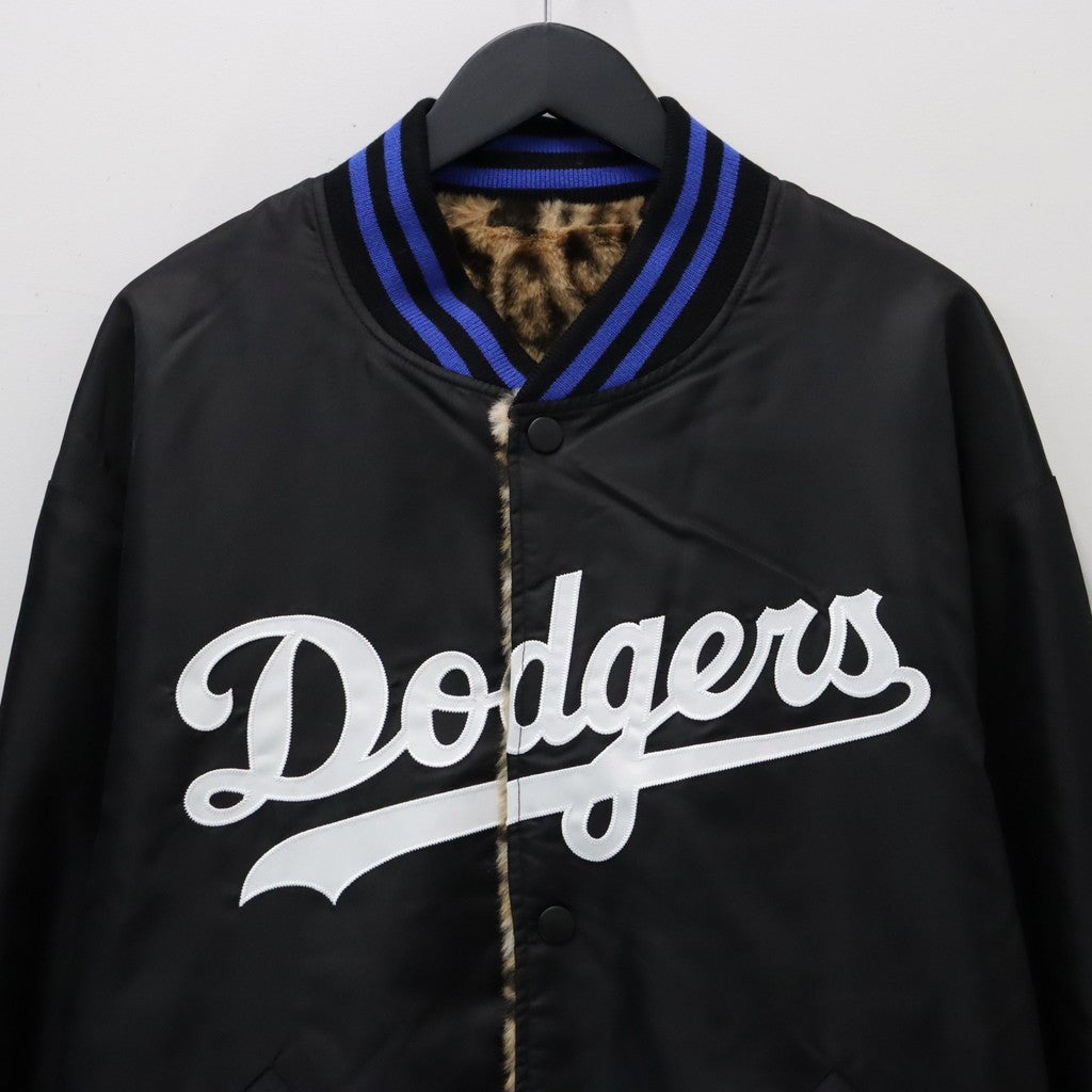 MLB | LA | REVERSIBLE VARSITY JACKET ( TYPE-2 ) #BLACK-BEIGE [MLB-WM-BL02]