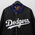MLB | LA | REVERSIBLE VARSITY JACKET ( TYPE-2 ) #BLACK-BEIGE [MLB-WM-BL02]
