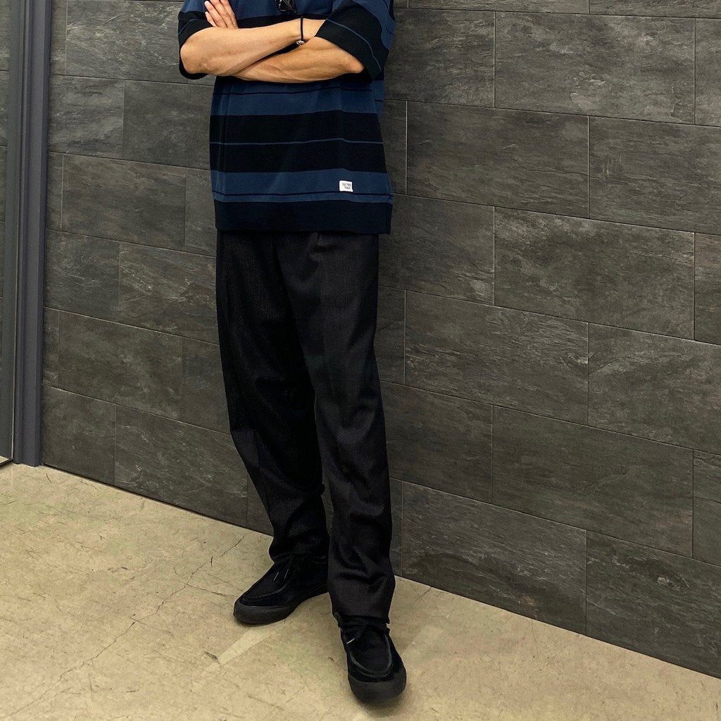 PLEATED TROUSERS -TYPE 2- #BLACK [24SSE-WMP-TR05]_WACKO MARIA