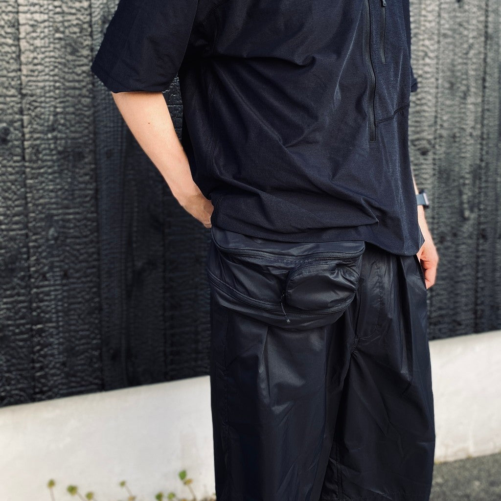 TECH PERTEX TRAVEL EXPAND FANNY BAG #BLACK [BB-34026]