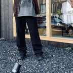 DBL KNIT JOG PANTS #BLACK [CES29PT16]
