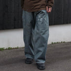 FER GRITGEAR PANTS AGED #INDIGO HERRINGBONE [BW261-FGGP]