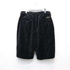 VELOUR BIG SHORTS #Black [SS26-B07]
