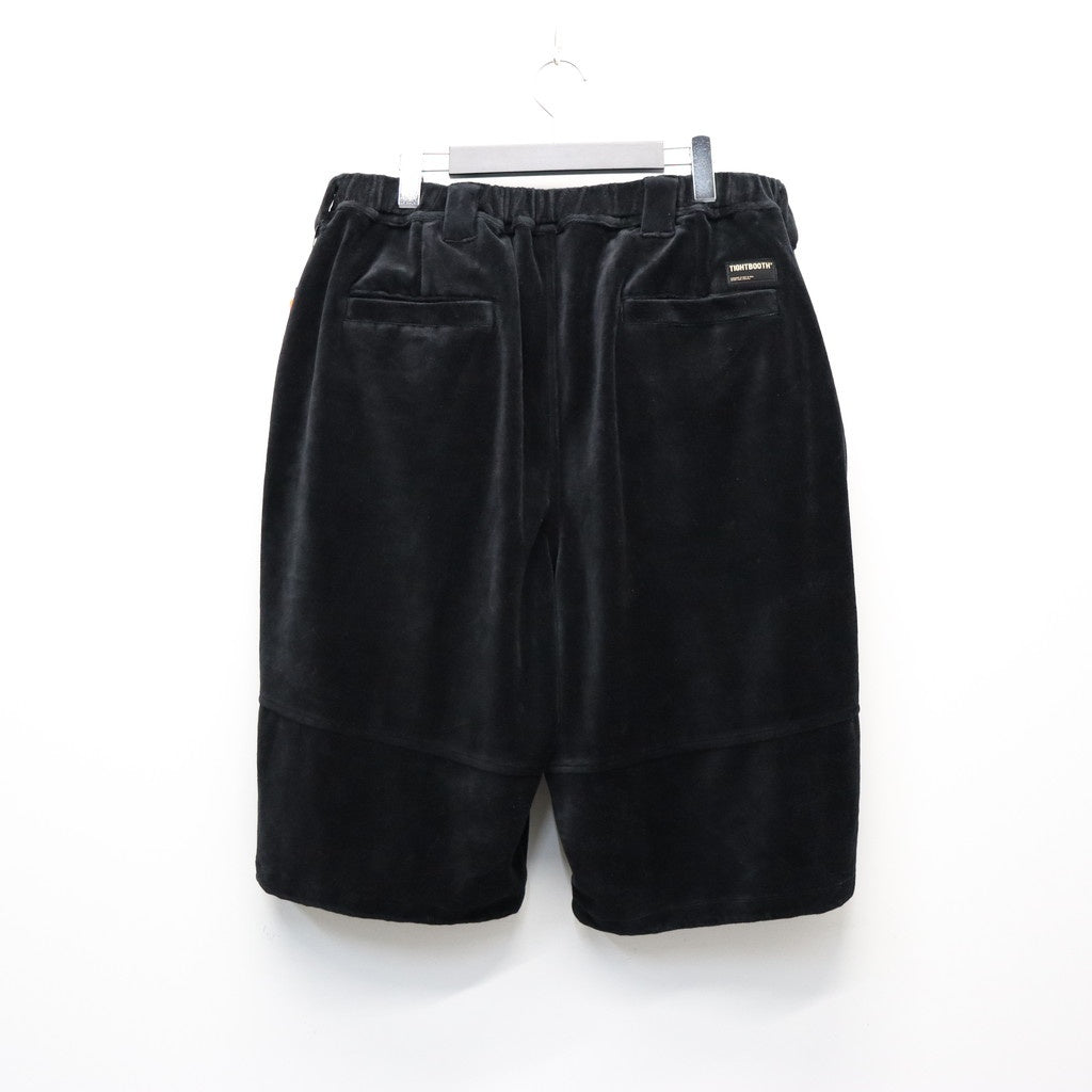 VELOUR BIG SHORTS #Black [SS26-B07]
