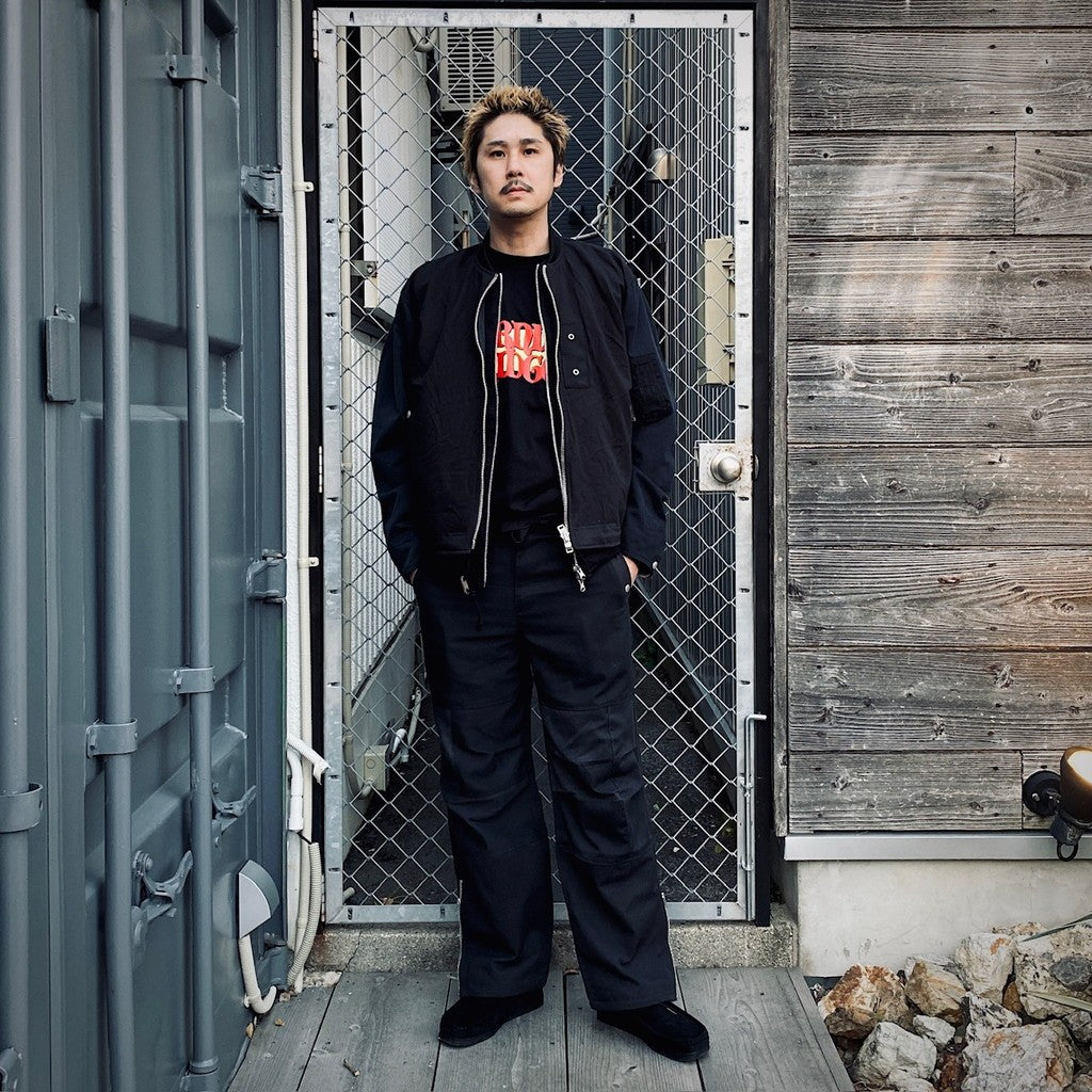 BARBARIAN FLIGHT JACKET #BLACK [RJ2501001]