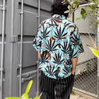 HIGHTIMES | S/S HAWAIIAN SHIRT -TYPE 2- #MINTBLUE [HIGHTIMES-WM-HI06]