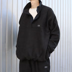 Fleece Snap Pullover #Black [SD25F-CT11]