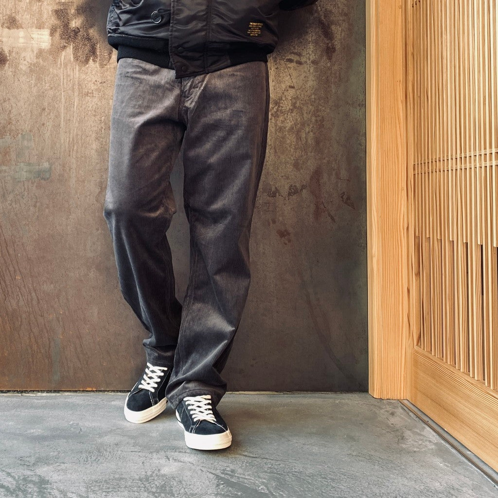wt_Lee | CORDUROY PANTS #GRAY [25FW-WMP-LE01] – cocorozashi