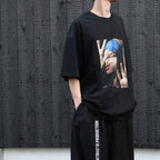 DISTORTION S/S T-SHIRT #Black [FW26-T04]