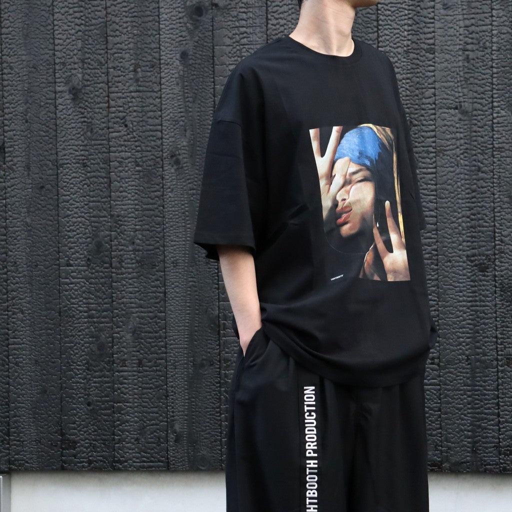 DISTORTION S/S T-SHIRT #Black [FW26-T04]