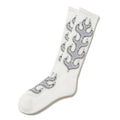 FLAME LONG SOX #WHITE [25AW-FS-87 / FS1849]