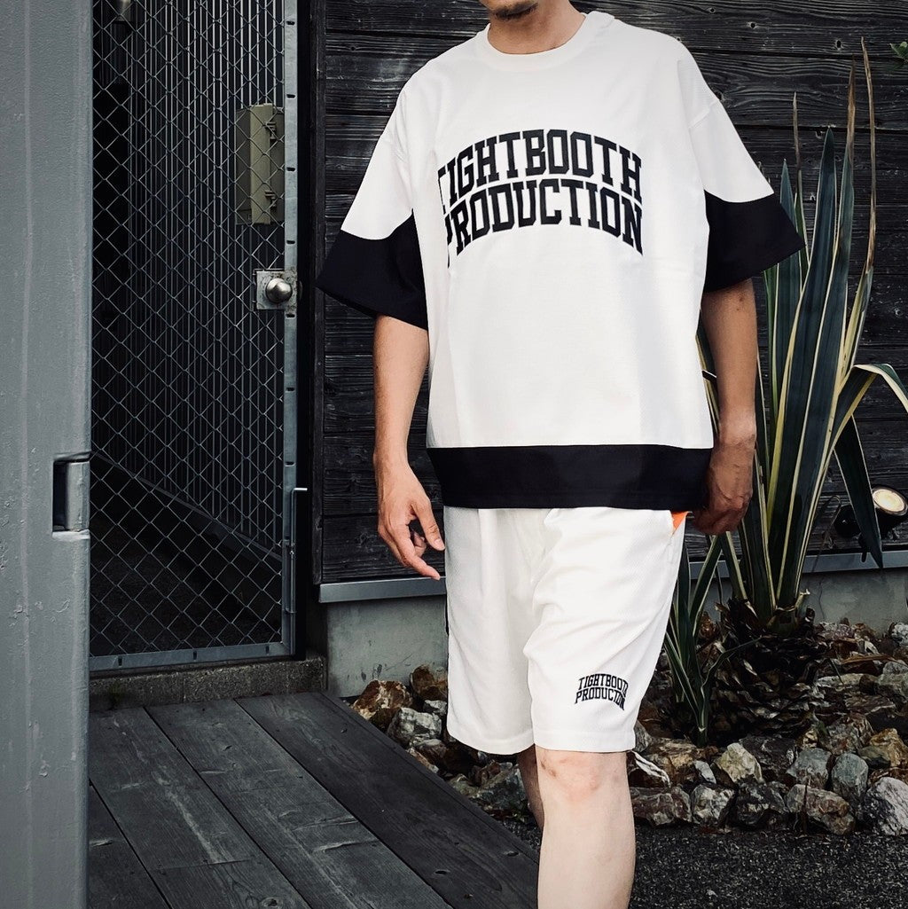 COLLEGE DOBBY S/S T-SHIRT #White [SU25-T01]