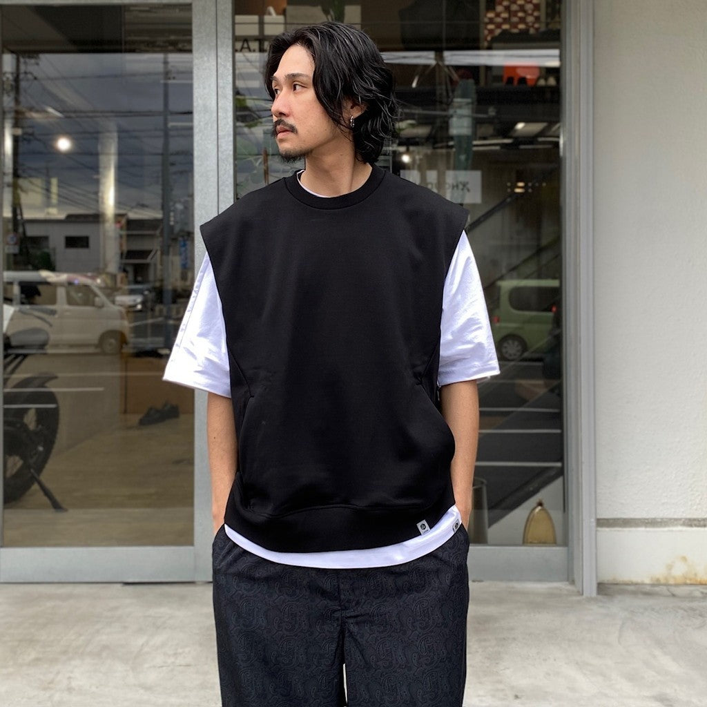 LANTERN / URAKE NO SLEEVE VEST/ベスト/M/コットン/BLK/MNA-LAN-23// URAKE NO SLEEVE VEST #BLACK [MNA-LAN-23] – cocorozashi