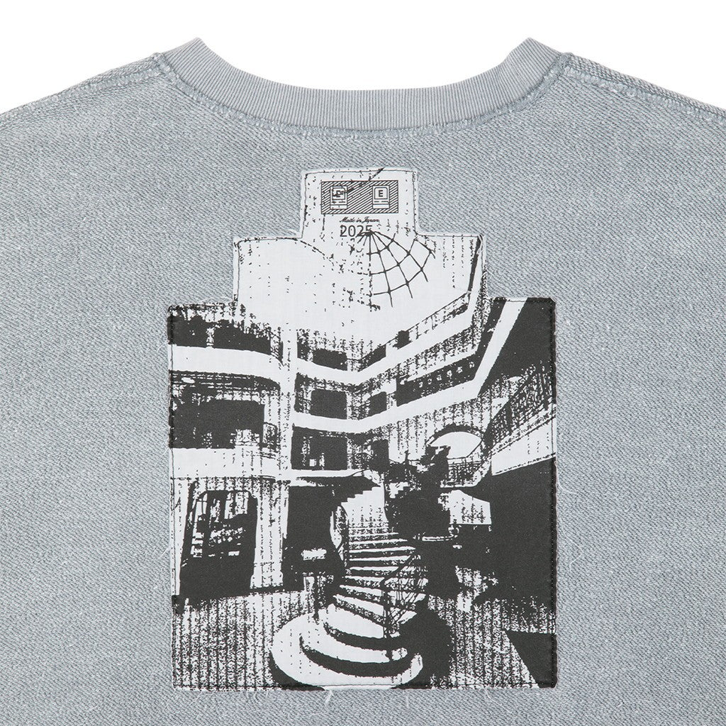 OVERDYE FK MindfulnessBlock CREW NECK #GREY [CES27CS02]