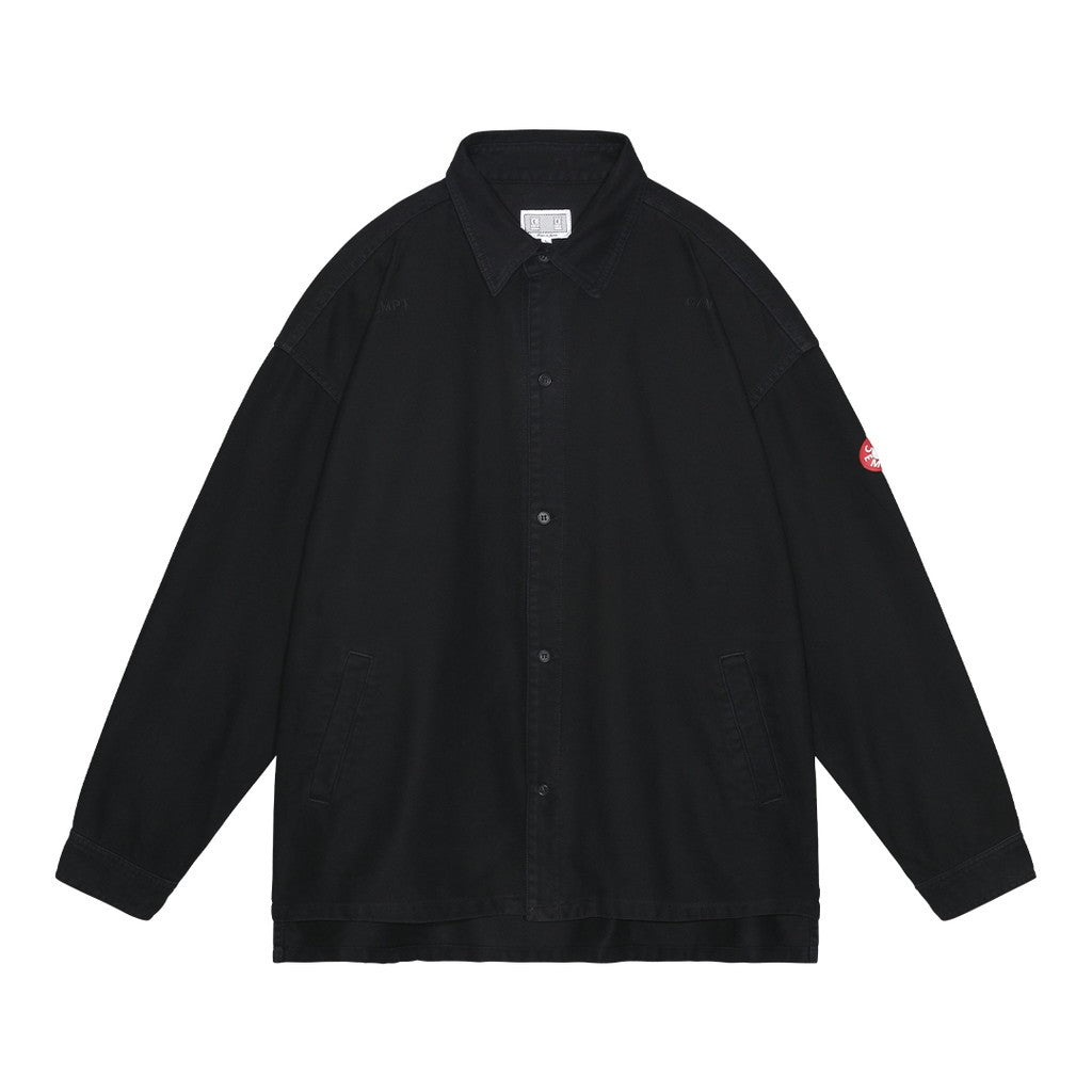 WELT POCKETS BIG SHIRT #BLACK [CES26SH06]