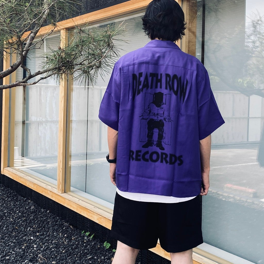 DEATH ROW RECORDS | 50'S SHIRT S/S #PURPLE [DEATHROW-WM-OC01]
