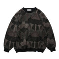 KABUTO MOHAIR CREW KNIT #Black/Grey [25FW_KN01]