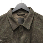 TECH FLYING SHIRT CORDUROY PAISLEY #D.BROWN [BE-88026W]