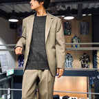 SINGLE BREASTED JACKET -TYPE 2- #GRAY [23FW-WMO-SU02]