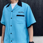 SWITCHING SHIRT S/S ( TYPE-2 ) #BLUE [26SS-WMS-OC08]