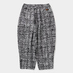 BLEEDING LOGO BALLOON PANTS #Black [SS26-B03]