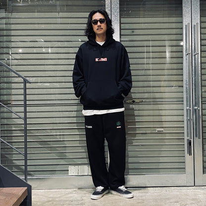 HIGHTIMES | HEAVY WEIGHT SWEAT PANTS #BLACK [HIGHTIMES-WM-SP04]