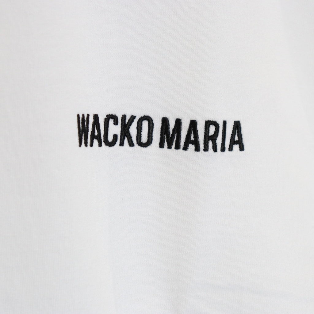 水洗重磅圓領長袖T卹 #白色 [25FWE-WMT-LT01]