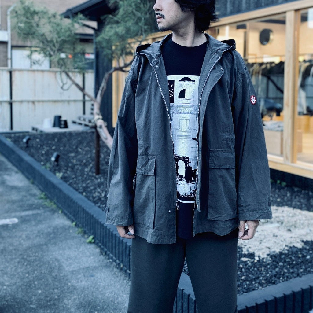 COTTON HOOD JACKET #CHARCOAL [CES29JK08]