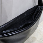 TECH LEATHER BIG SHOULDER TOTE #BLACK [FLE36251B0001]