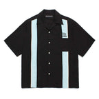 MR BROTHERS CUT CLUB | SWITCHING SHIRT S/S #BLACK [MBCC-WM-OC01]
