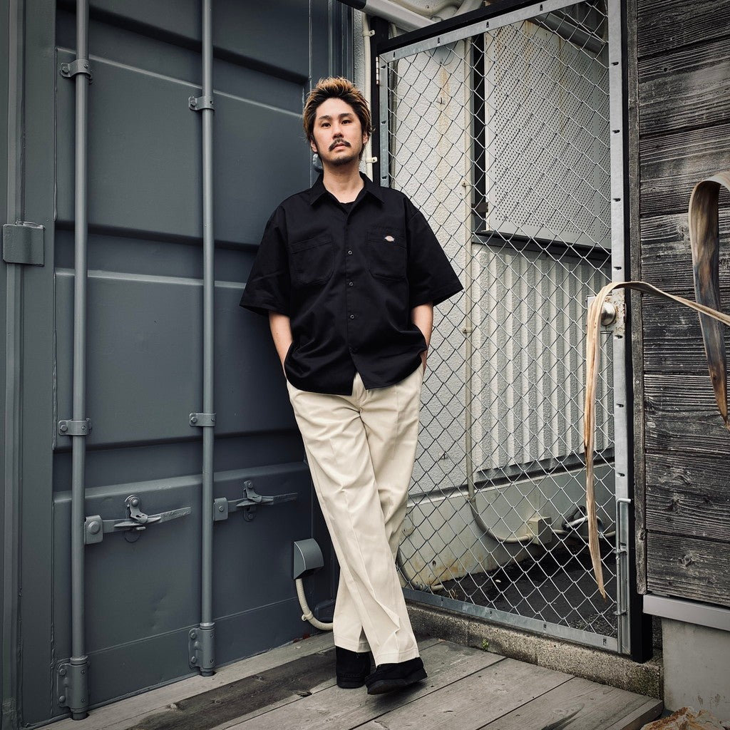 DICKIES | WORK SHIRT ( TYPE-1 ) #BLACK [25SS-WMS-DC01]