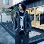 COTTON HOOD JACKET #CHARCOAL [CES29JK08]